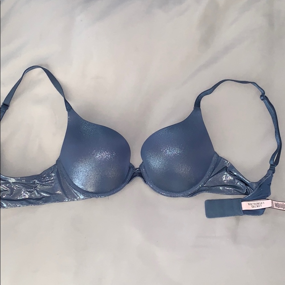 Victoria Secret Perfect Shape bra- blue shimmer